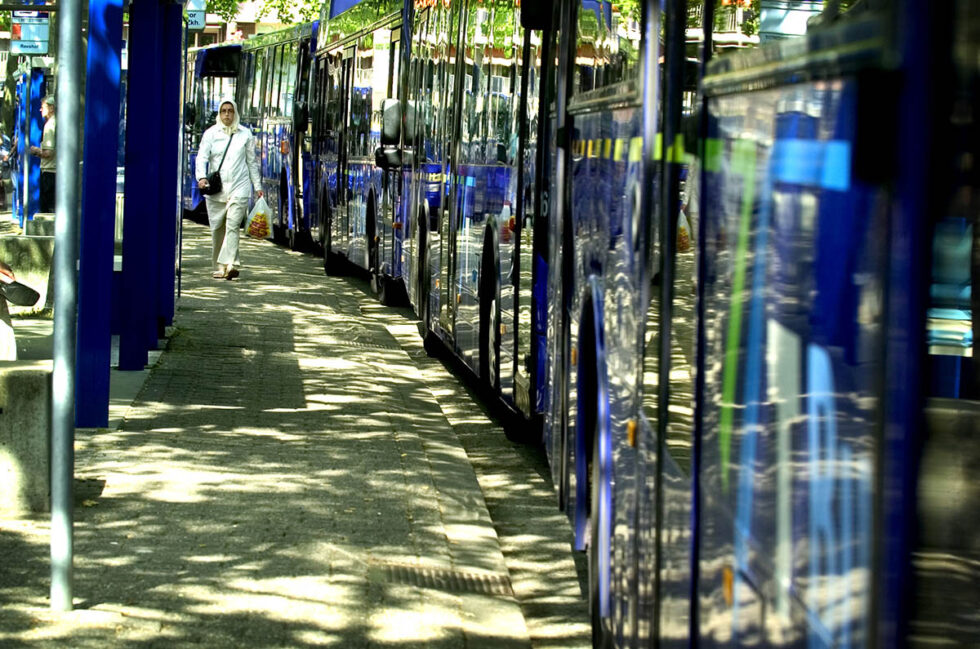 2005 Tilburg periodieke busstaking , bussstation