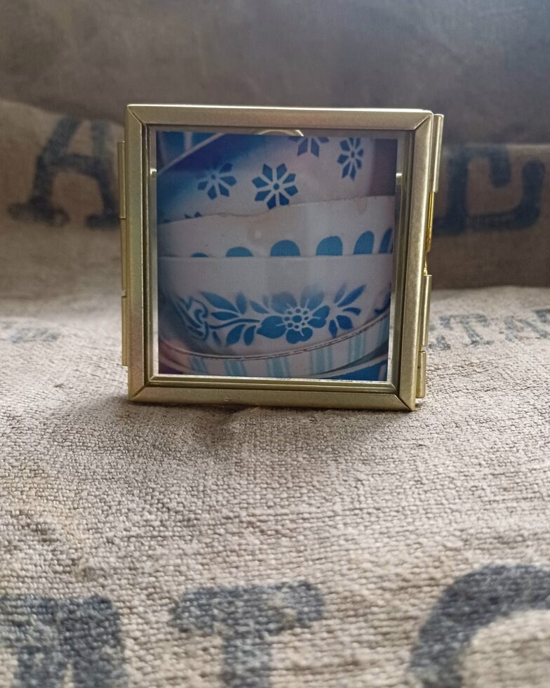 Les petits carrés 05 Café bleu (6x6 cm)